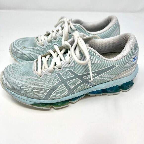 ASICS Gel Quantum 360 VII Sneaker Aqua Angel / White Walking Shoe Workout 6.0 - Picture 3 of 7